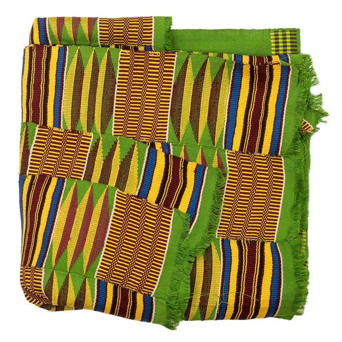 African Ashanti Kente Cloth #14909 - The Bead Chest