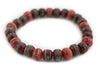 Rustic Red Nepal Mala Bracelet