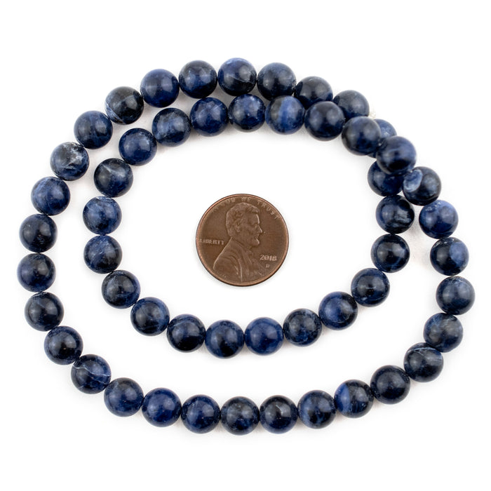 Round Sodalite Beads (8mm) - The Bead Chest