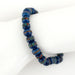 Textured Blue Nepal Mala Bracelet - The Bead Chest
