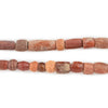Antique African Red Jasper Beads (6-9mm)