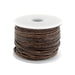 1.5mm Grey Distressed Round Leather Cord (75ft) - The Bead Chest