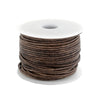 1.5mm Grey Distressed Round Leather Cord (75ft)