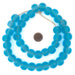 Sky Blue Frosted Sea Glass Beads (16mm) - The Bead Chest