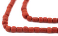 Papaya Orange Java Glass Beads - The Bead Chest