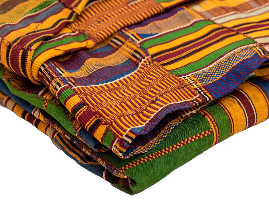 African Ashanti Kente Cloth #14904 - The Bead Chest