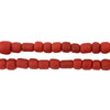 Papaya Orange Java Glass Beads