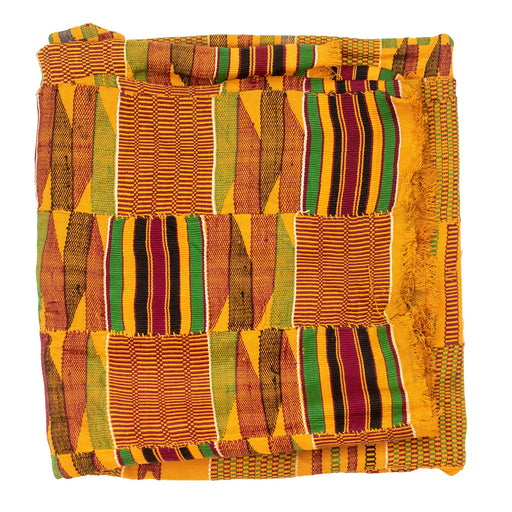 African Ashanti Kente Cloth #14903 - The Bead Chest