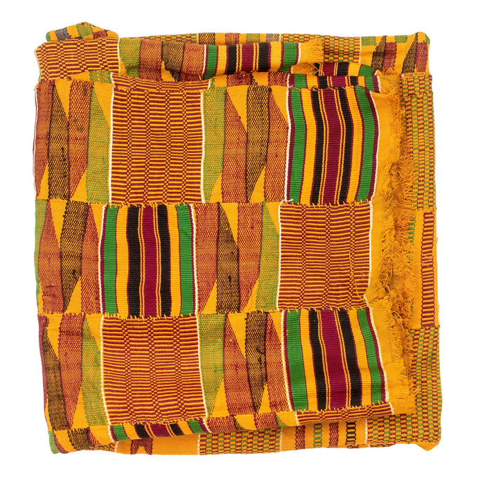 African Ashanti Kente Cloth #14903