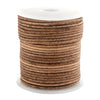2.0mm Natural Distressed Round Leather Cord (75ft)