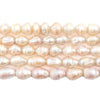White Baroque Vintage Japanese Rice Pearl Beads (6-8mm)