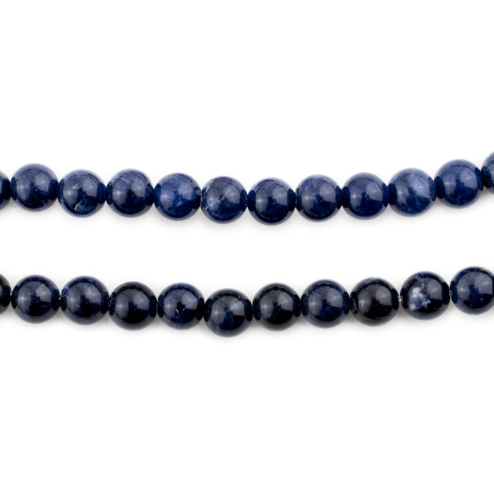 Round Sodalite Beads (6mm) - The Bead Chest