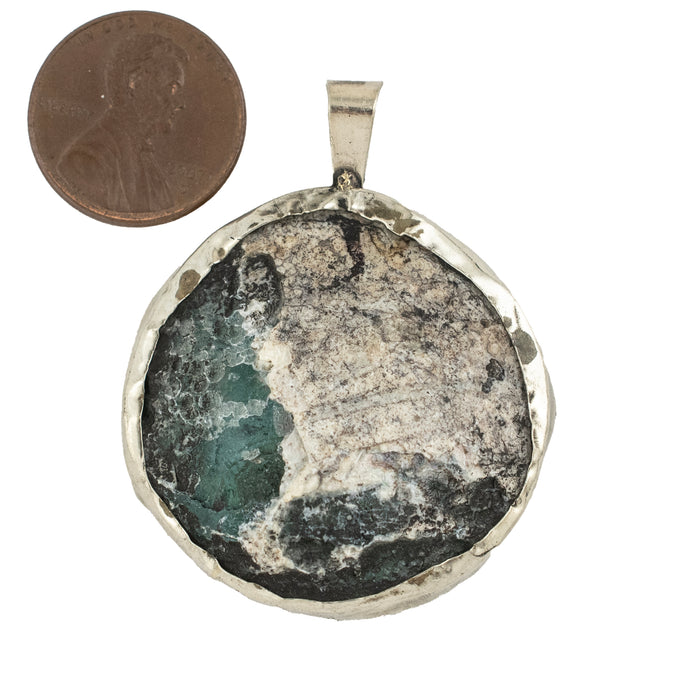 Roman Glass Pendant (40-50mm) #15314 - The Bead Chest