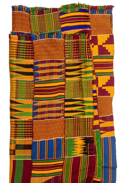 African Ashanti Kente Cloth #14902 - The Bead Chest