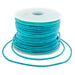 1.5mm Turquoise Distressed Round Leather Cord (75ft) - The Bead Chest