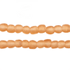 Peach Orange Recycled Glass Beads (7mm)