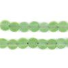 Green Aqua Frosted Sea Glass Beads (9mm)
