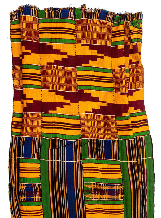 African Ashanti Kente Cloth #14901 - The Bead Chest