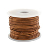 1.5mm Brown Distressed Round Leather Cord (75ft)