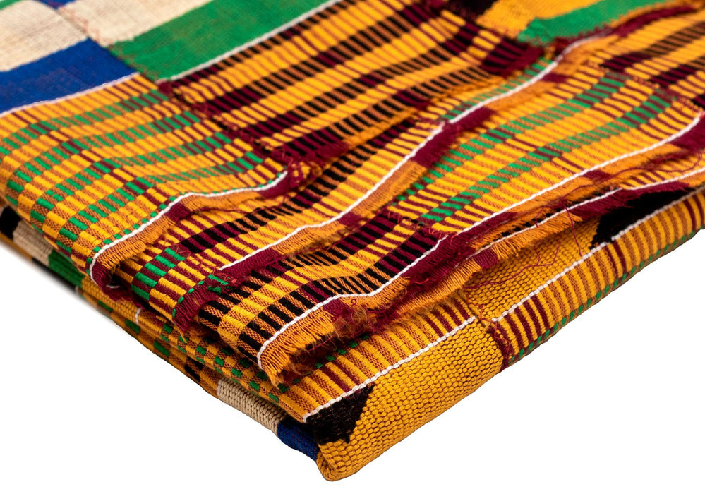 African Ashanti Kente Cloth #14900 - The Bead Chest