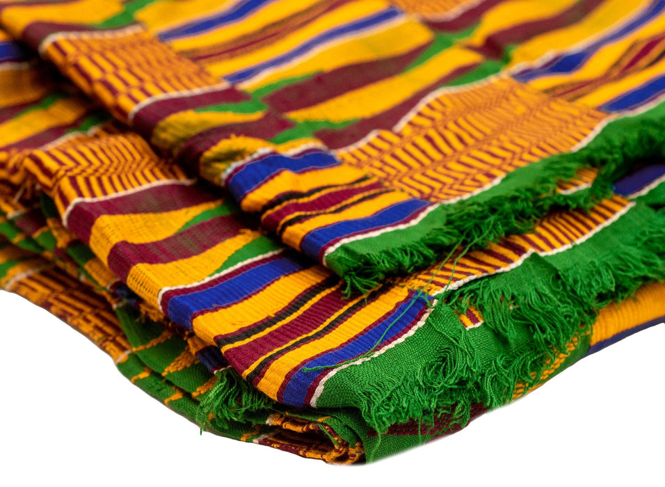 African Ashanti Kente Cloth #14899 - The Bead Chest