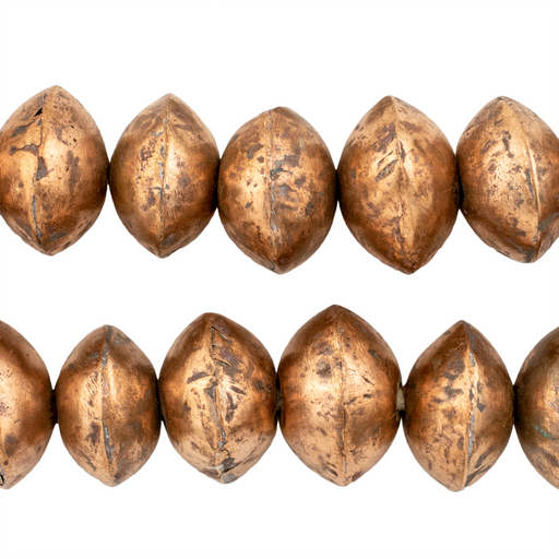 Mali Copper Bicone Beads (12x18mm)