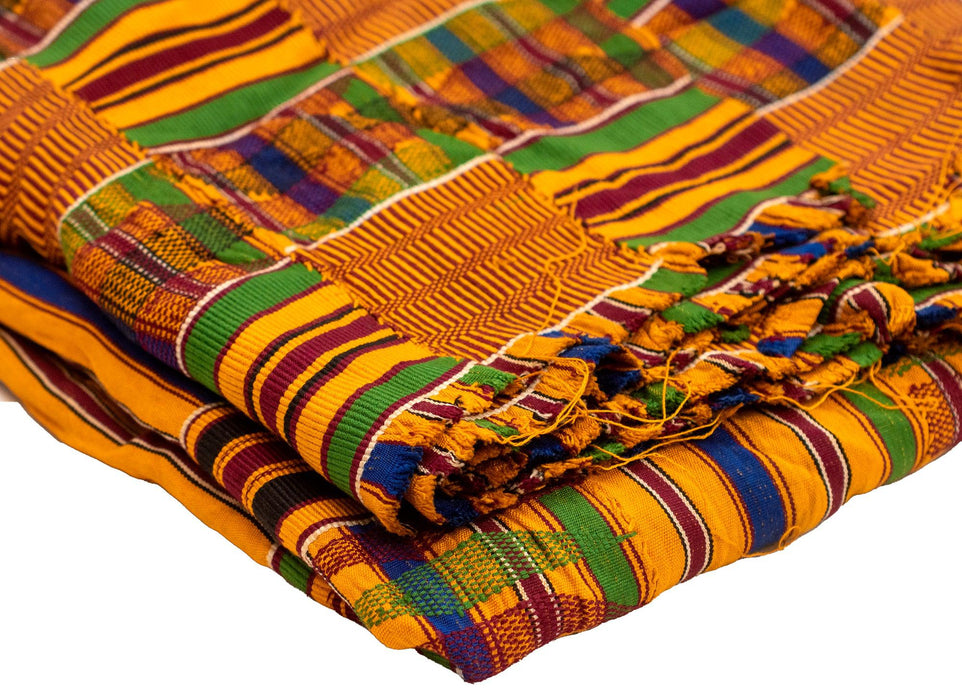 African Ashanti Kente Cloth #14898 - The Bead Chest