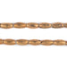 Ethiopian Elongated Brass Oval Beads (10x6mm) - The Bead Chest
