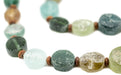 Circular Ancient Roman Glass Beads (6-14mm, Thick Cut) - The Bead Chest
