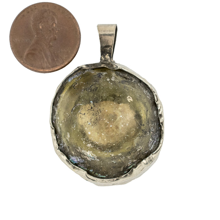 Roman Glass Pendant (40-50mm) #15330 - The Bead Chest
