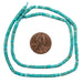 Dark Turquoise Tiny Heishi Beads (2.5mm) - The Bead Chest