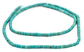 Dark Turquoise Tiny Heishi Beads (2.5mm) - The Bead Chest