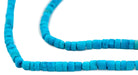 Blue Turquoise Cylinder Beads (2x3mm) - The Bead Chest