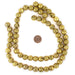 Antiqued Brass Electroplated Lava Beads (12mm) - The Bead Chest