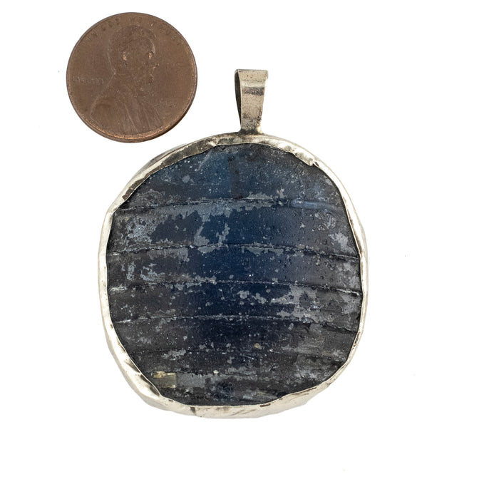 Roman Glass Pendant (40-50mm) #15338 - The Bead Chest