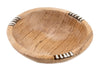 Batik Bone Inlaid Wooden Bowl (Small, 6 Inches)