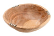 Batik Bone Inlaid Wooden Bowl (Medium, 8 Inches) - The Bead Chest