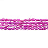 Fuchsia Vintage Japanese Rice Pearl Beads (3mm)