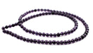 Lavender Purple Round Glass Beads (4mm) - The Bead Chest