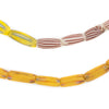 Striped Venetian Watermelon Chevron Beads #13218