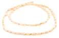 Pastel Orange Vintage Japanese Rice Pearl Beads (3mm) - The Bead Chest