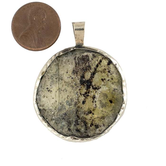 Roman Glass Pendant (40-50mm) #15353 - The Bead Chest