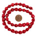 Red Skull Beads (10mm) - The Bead Chest