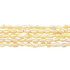 Pastel Yellow Vintage Japanese Rice Pearl Beads (3mm)