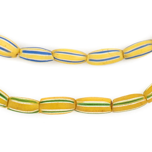 Striped Venetian Watermelon Chevron Beads #13213 - The Bead Chest