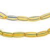 Striped Venetian Watermelon Chevron Beads #13213