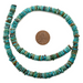 Blue Turquoise Disk Beads - The Bead Chest