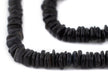 Black Chip Shell Beads (8mm) - The Bead Chest