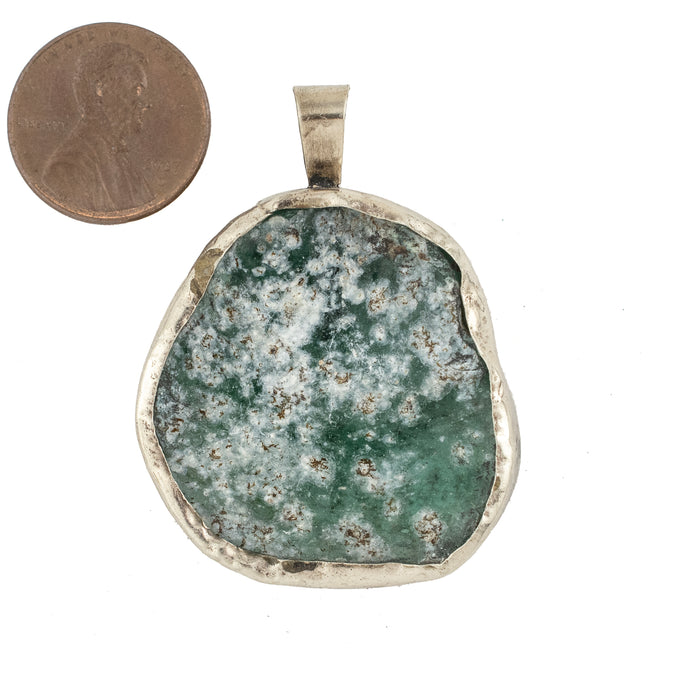 Roman Glass Pendant (40-50mm) #15362 - The Bead Chest