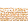 Pastel Orange Vintage Japanese Rice Pearl Beads (4mm)